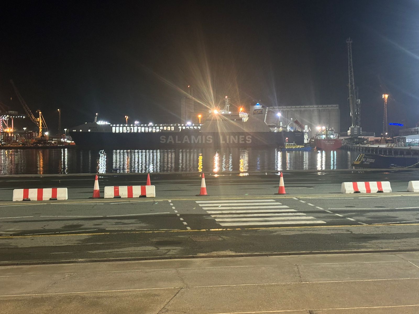 cover Salamis Lines’ largest cargo ship Patris arrives in Limassol