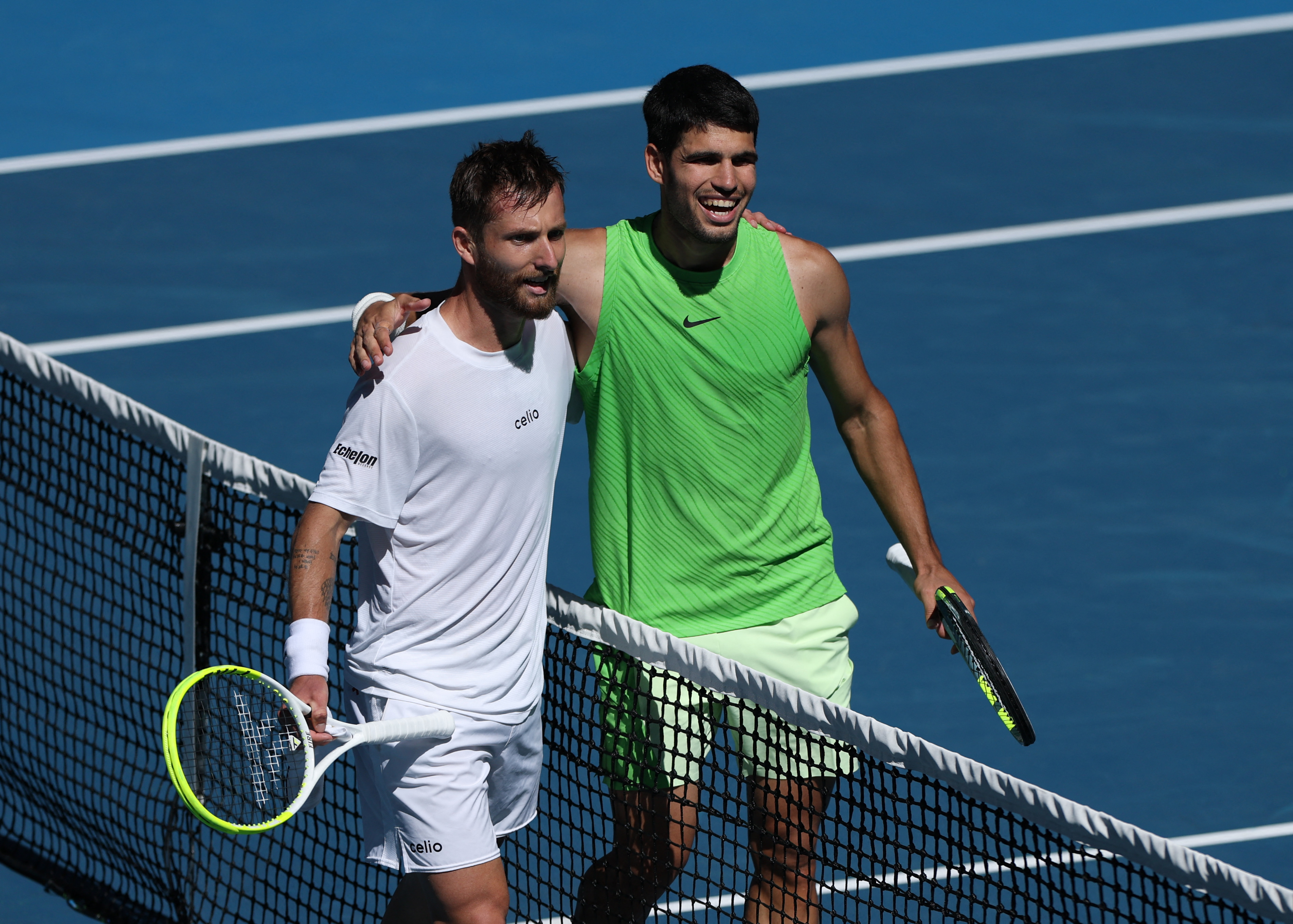 image Alcaraz turns showman in Moutet mauling at Australian Open 