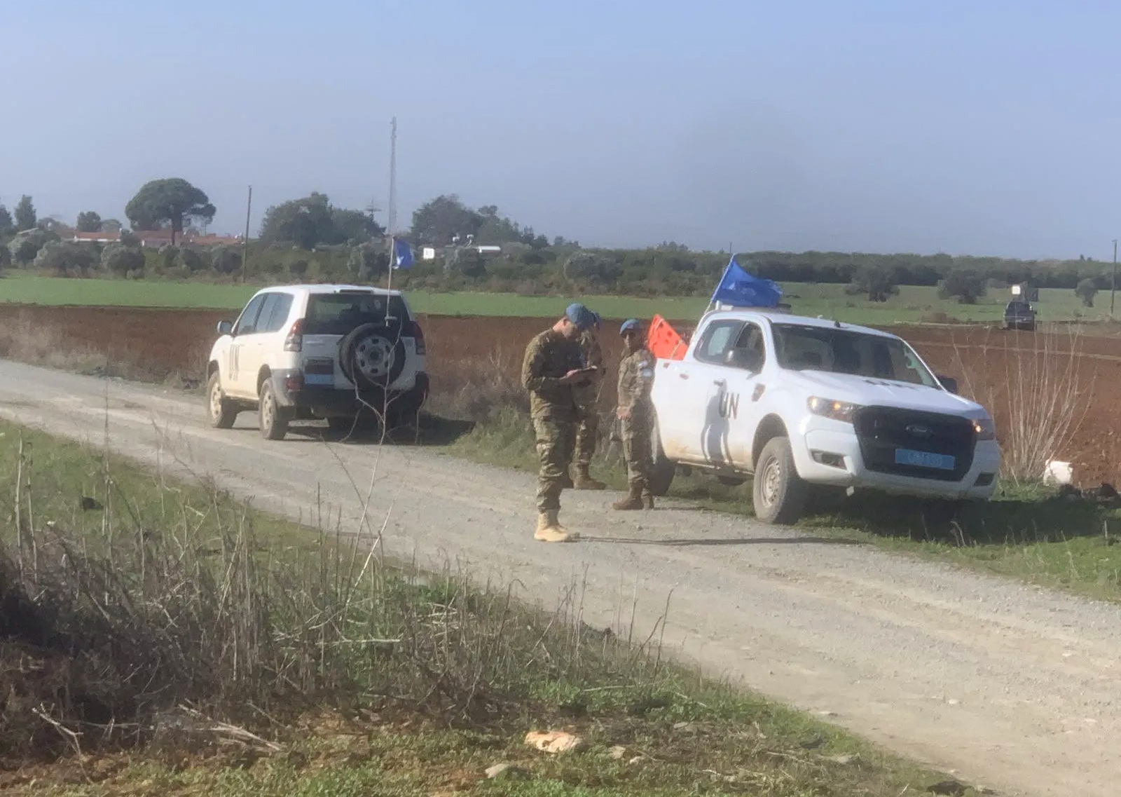 cover Unficyp called to further incident in buffer zone