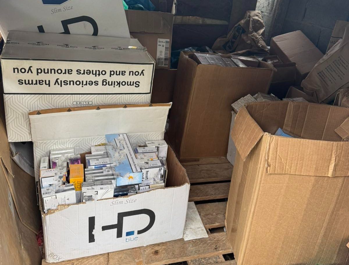 cover Large cache of untaxed tobacco seized in Nicosia raid