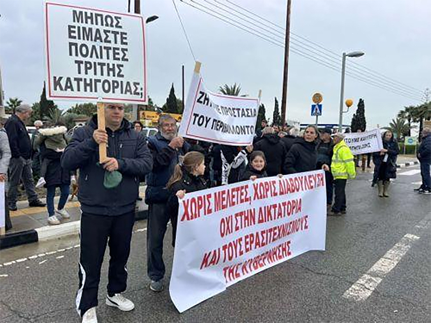 cover People of Mazotos protest against desalination plant installation