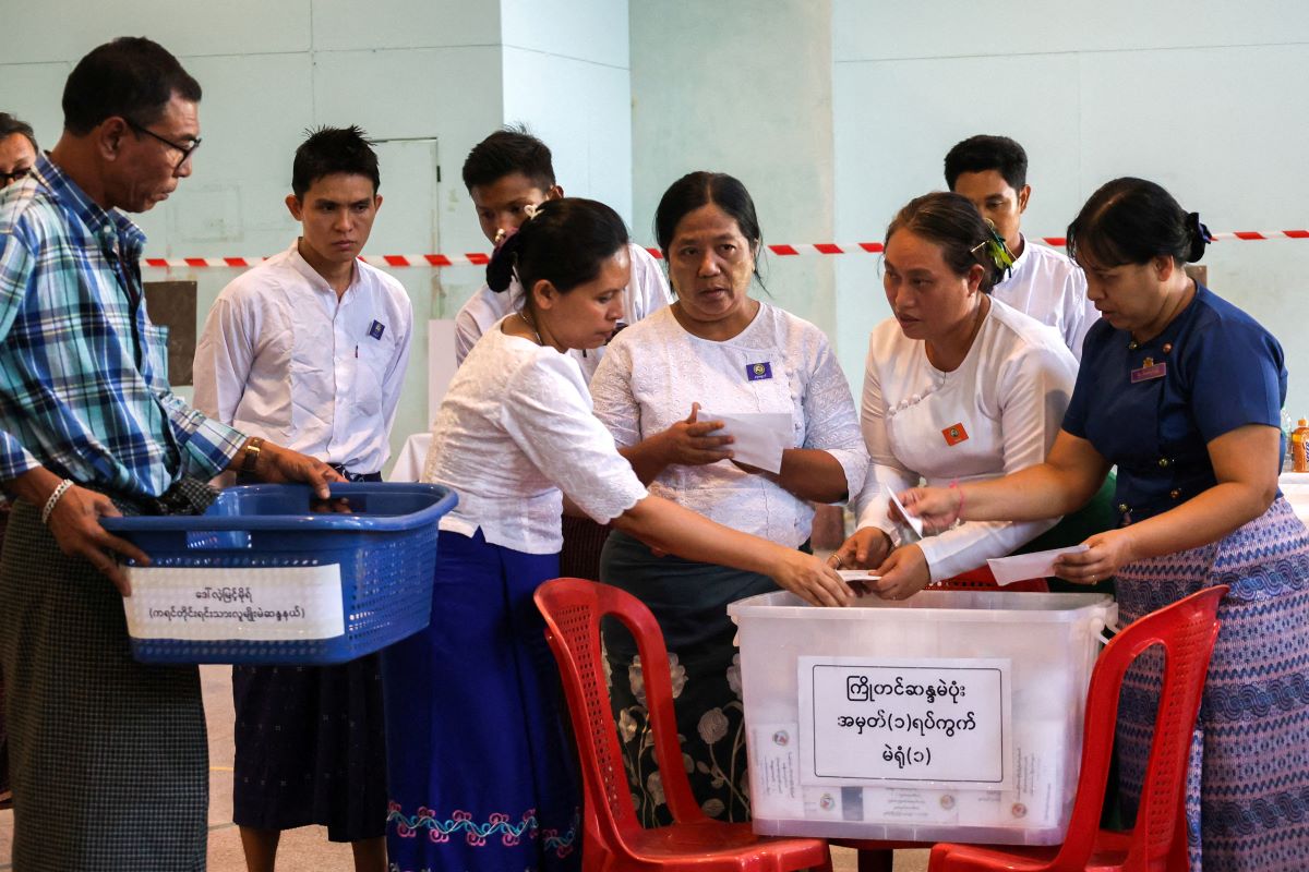 cover Myanmar votes again in military&#8217;s lopsided election