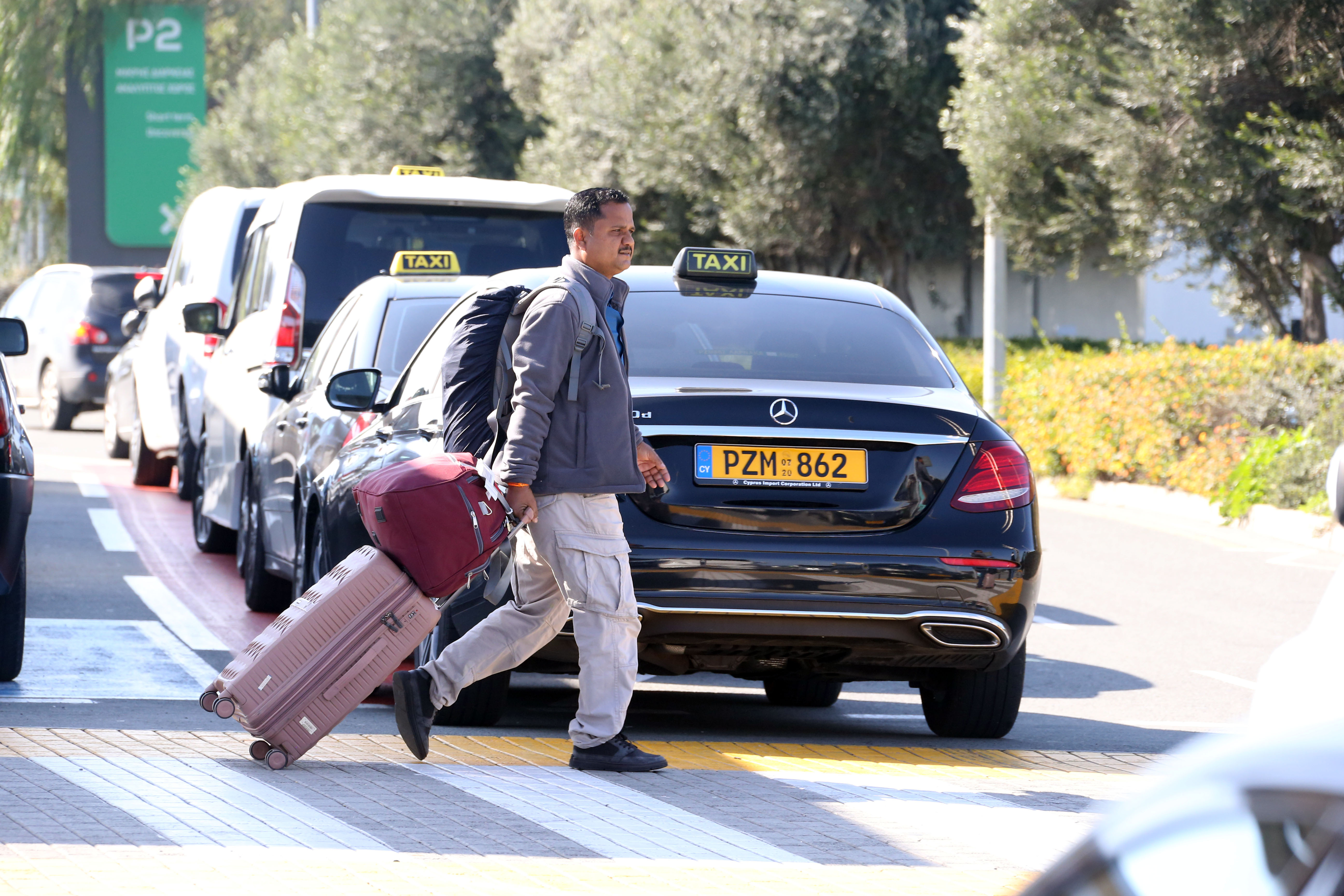 image Taxi drivers on strike, determined to take further measures