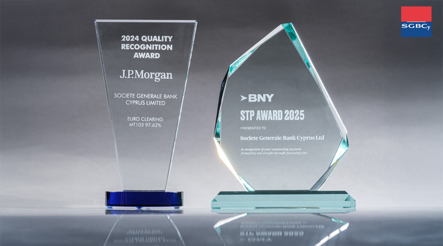cover SGBCy receives International Awards for its payment systems