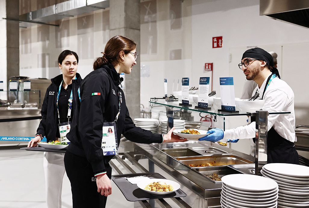image Pasta, pizza popular as Winter Olympics looks to learn from Paris food issues 