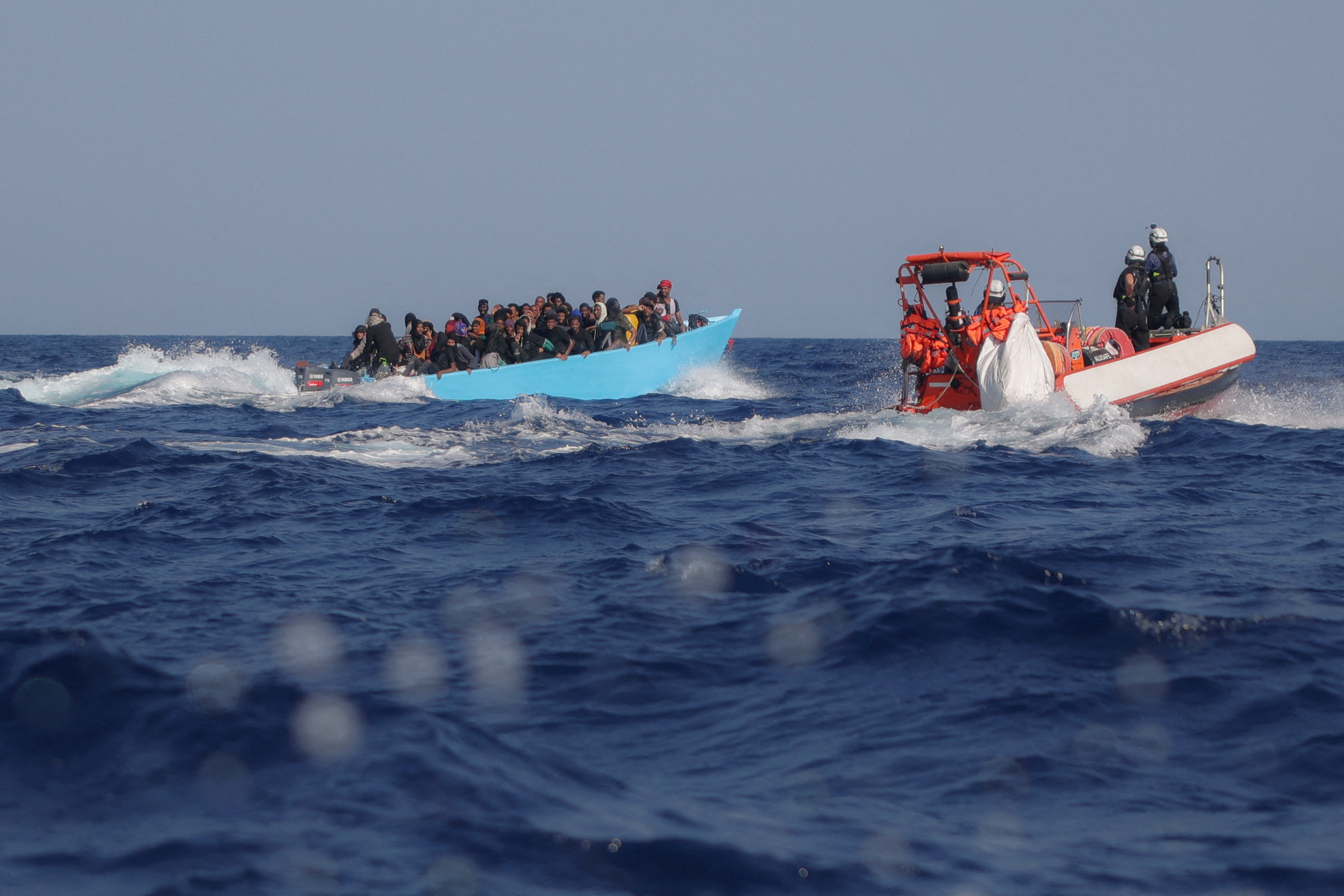 cover Bodies of five migrants washed ashore east of Libya&#8217;s Tripoli, police officer says