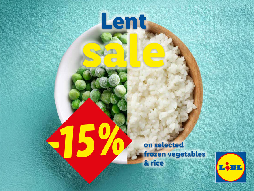 cover Lidl Cyprus supports the Lenten table with 15 per cent price reductions on essential products