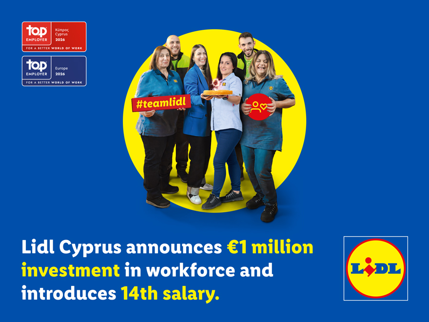 cover Lidl Cyprus establishes a 14th salary, providing a summer leave allowance for its people