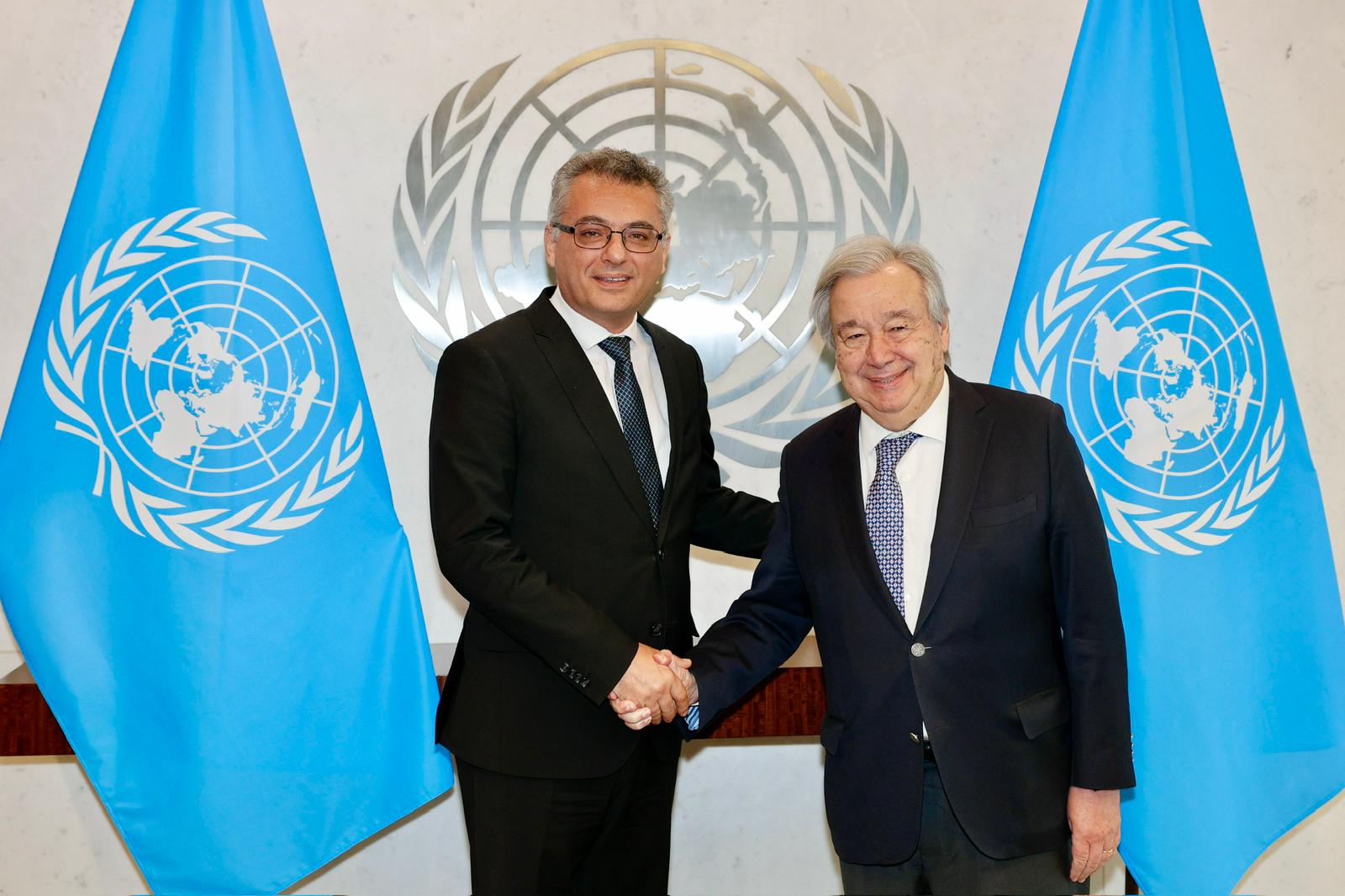 cover Erhurman tells Guterres of need to end ‘unfair and illegal’ isolations on Turkish Cypriots