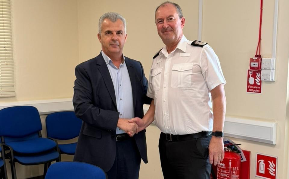 image British bases meeting with justice minister focuses on organised crime