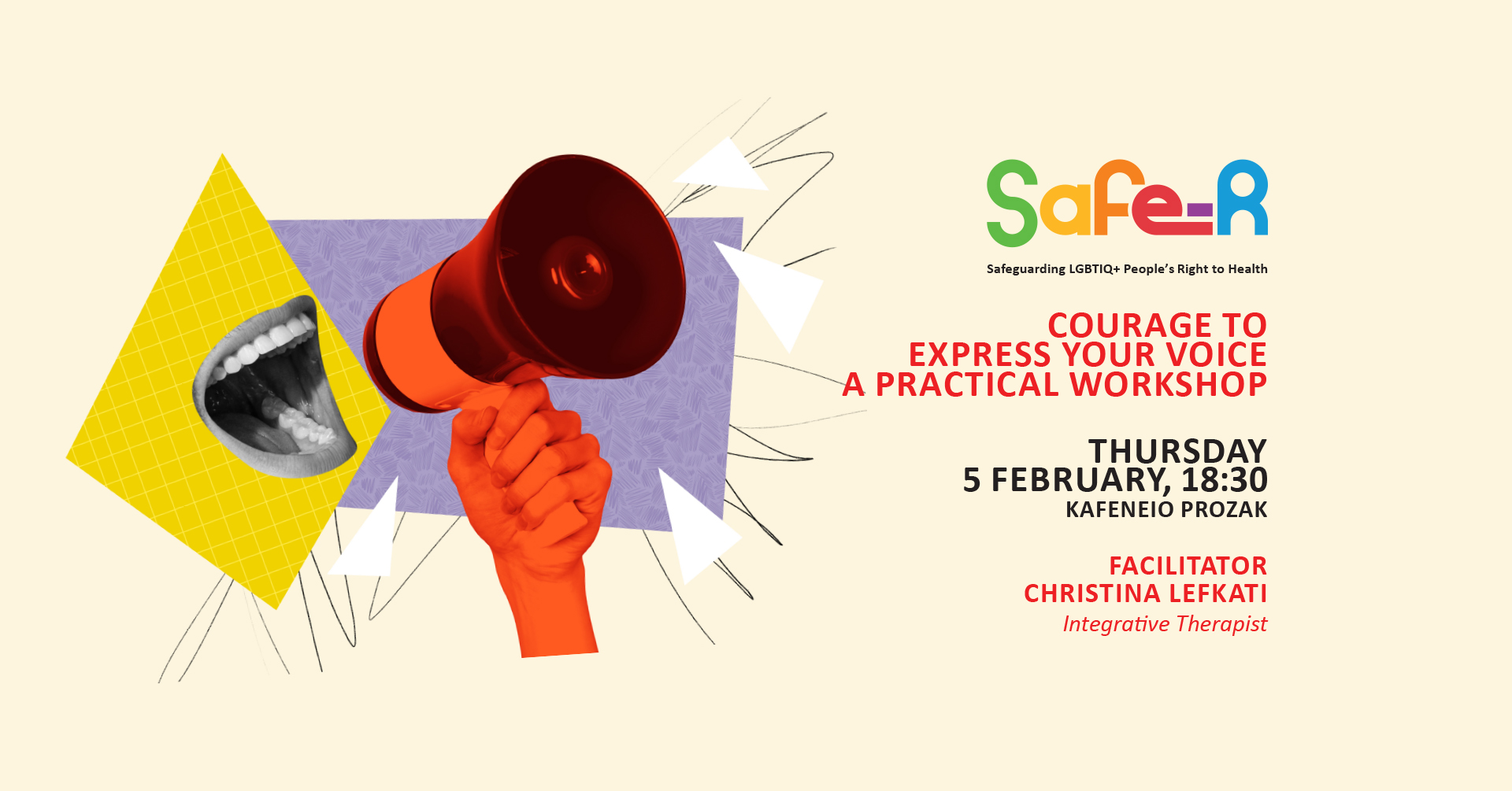 cover Take the courage to express your voice at LGBTQI+ workshop