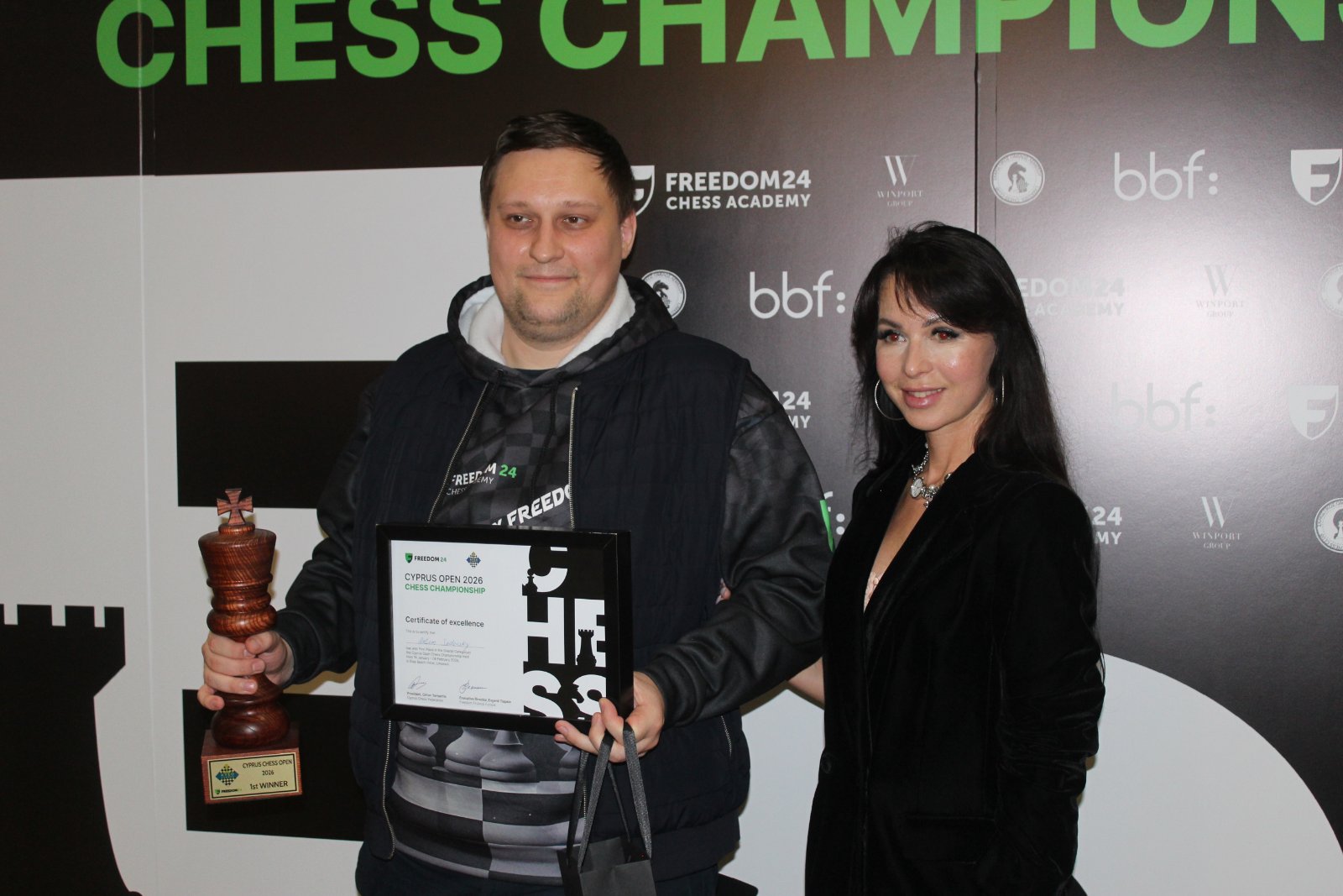 cover Record 101 players competed in the Cyprus Open Chess Championship