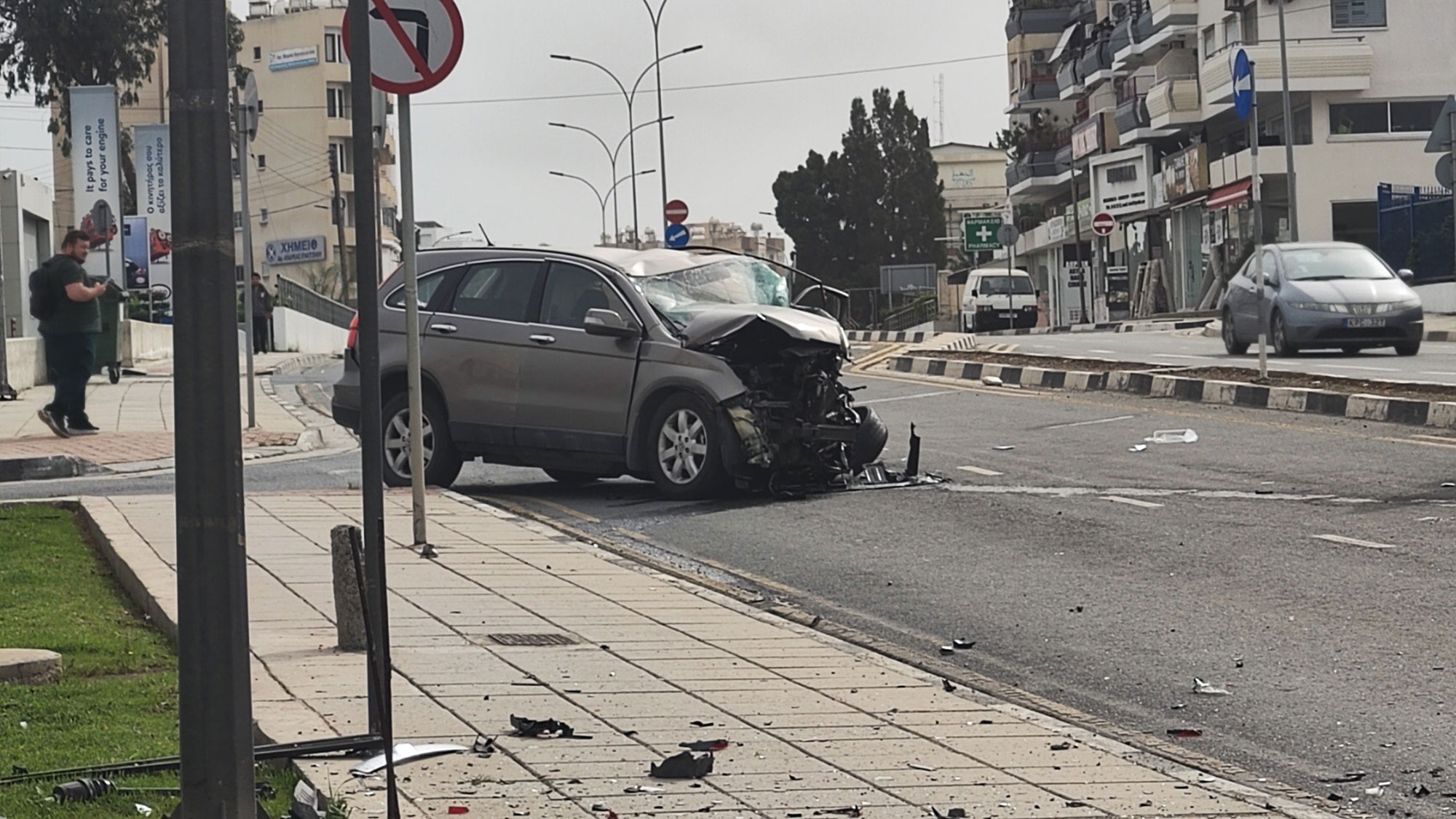 cover Six hospitalised after Larnaca traffic accident