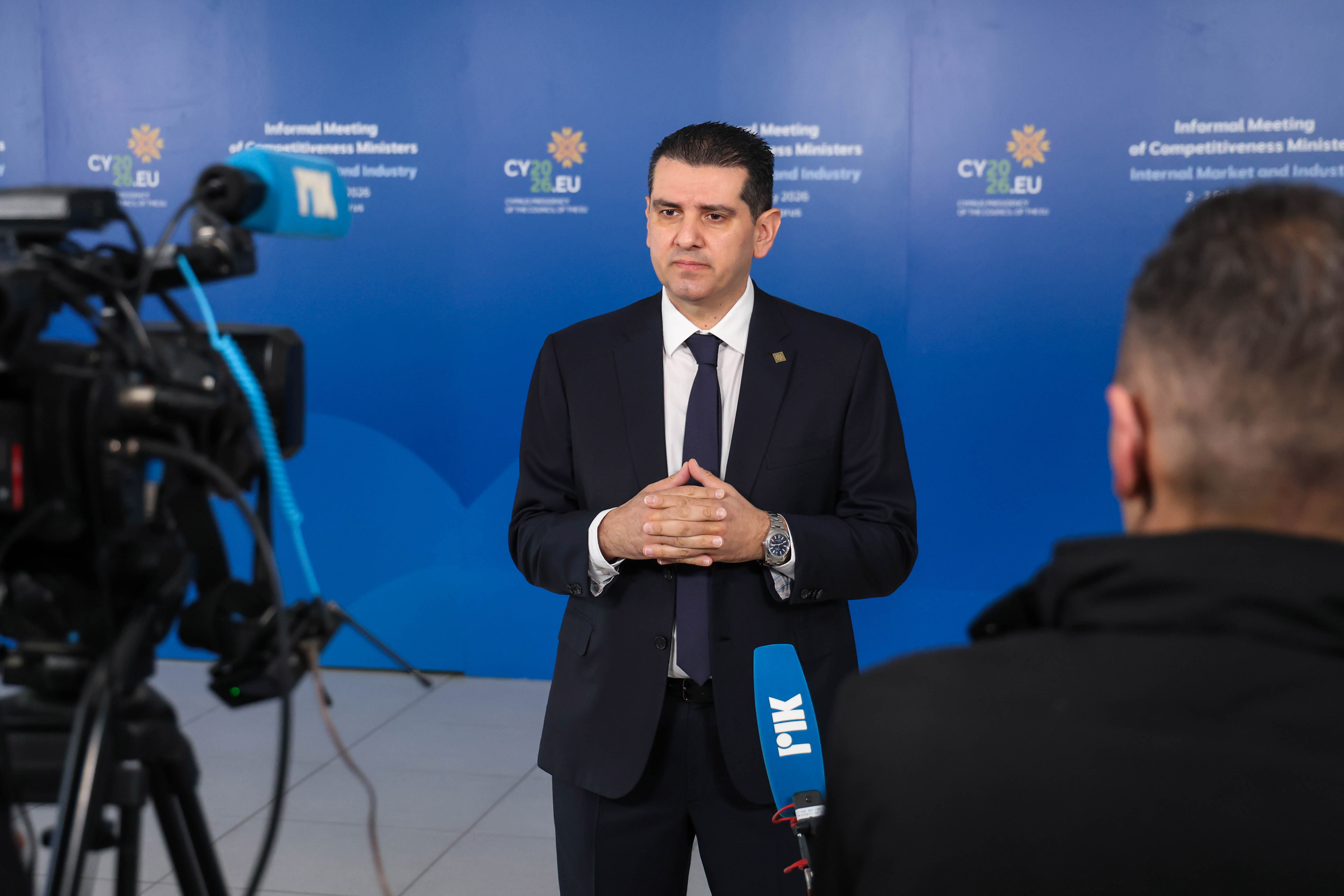 cover Damianos calls for stronger single market to shore up EU’s defences