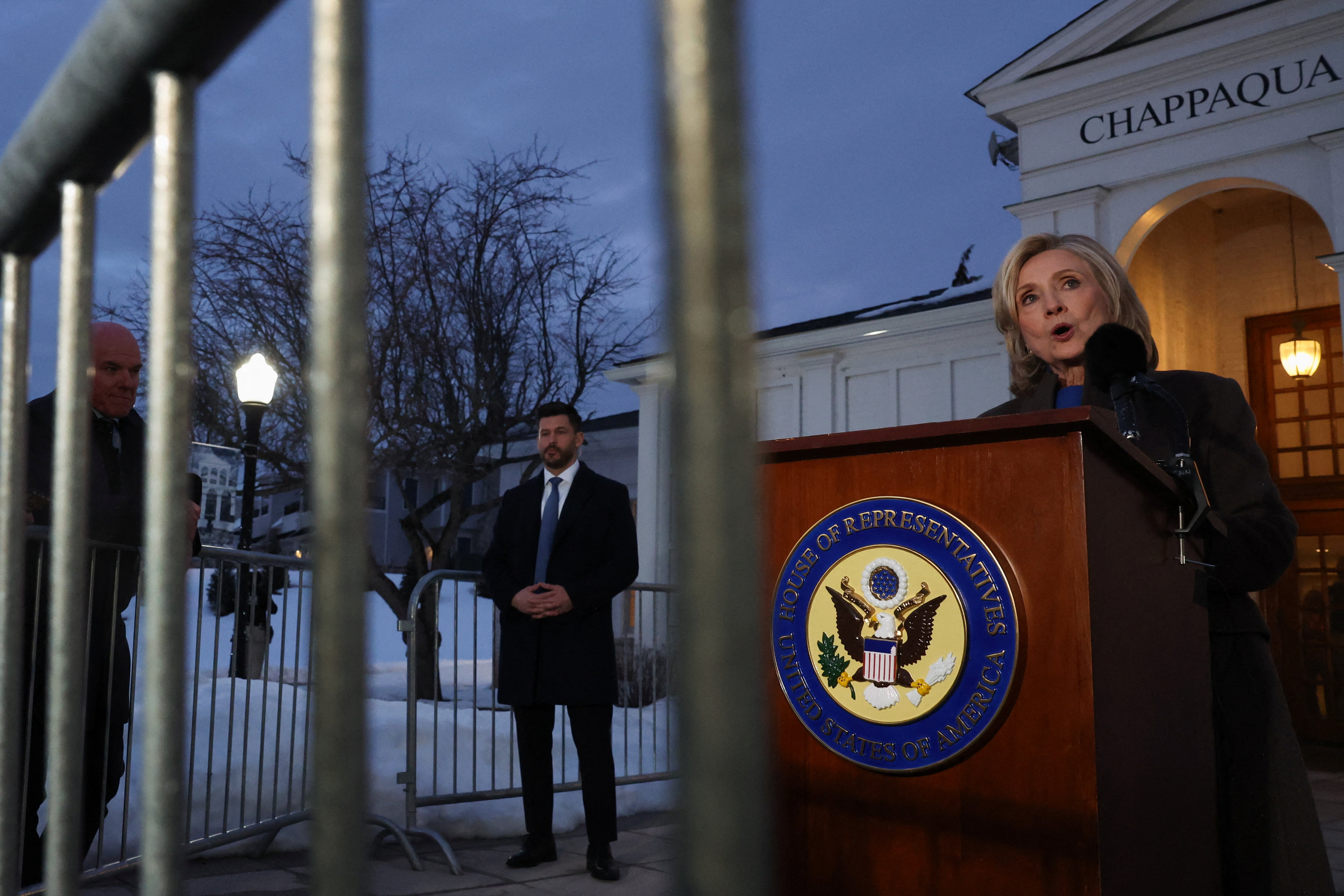 cover Seven hours of questions: Hillary Clinton denies Epstein ties, slams conspiracy claims