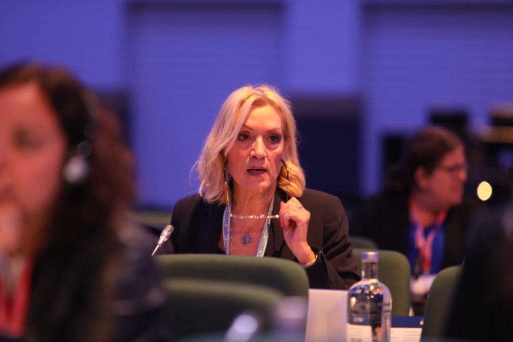 cover Charalambides rejects independence claims, Akel removes her from parliamentary group