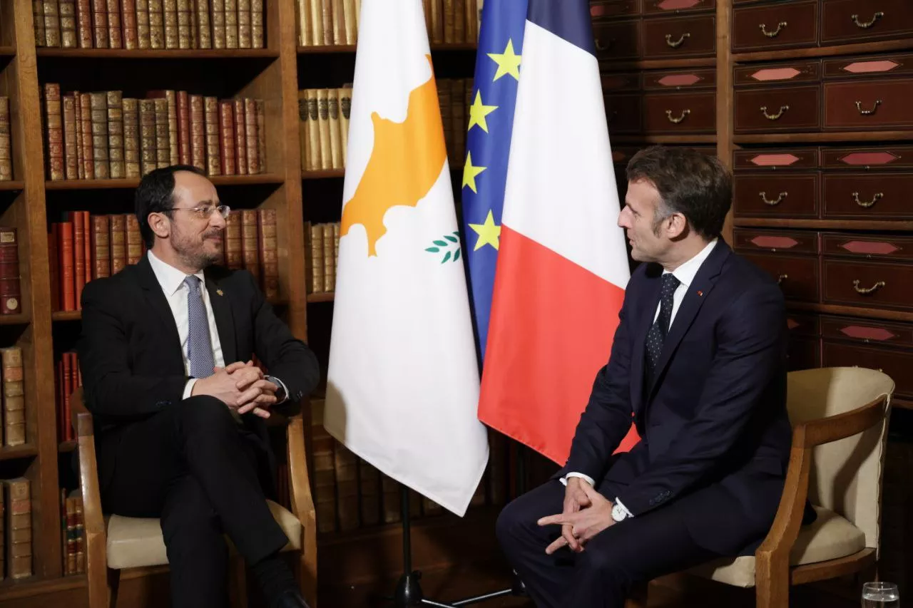 image Christodoulides and Macron reaffirm ‘strategic alignment’