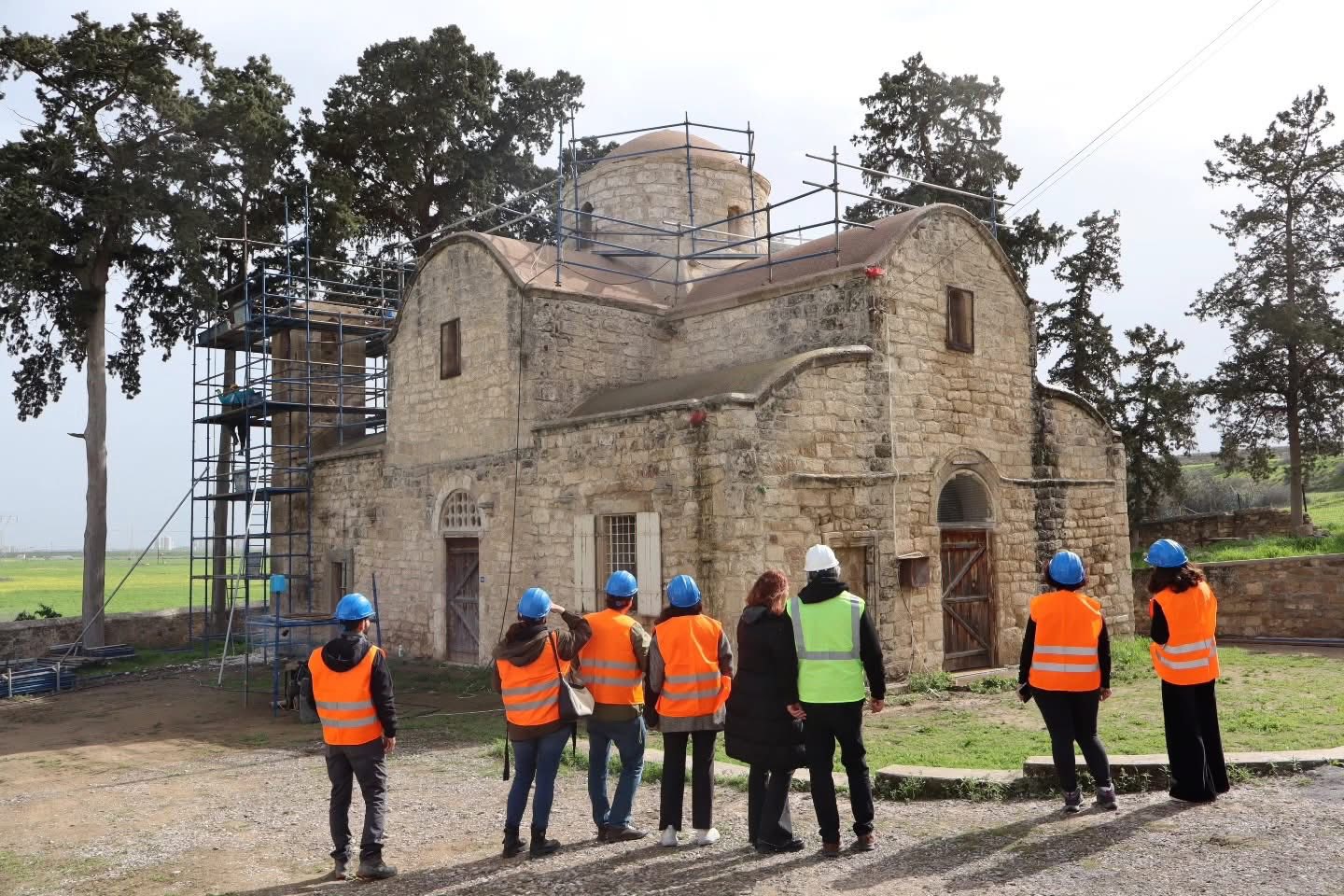 cover Conservation work underway at Syngrasi church
