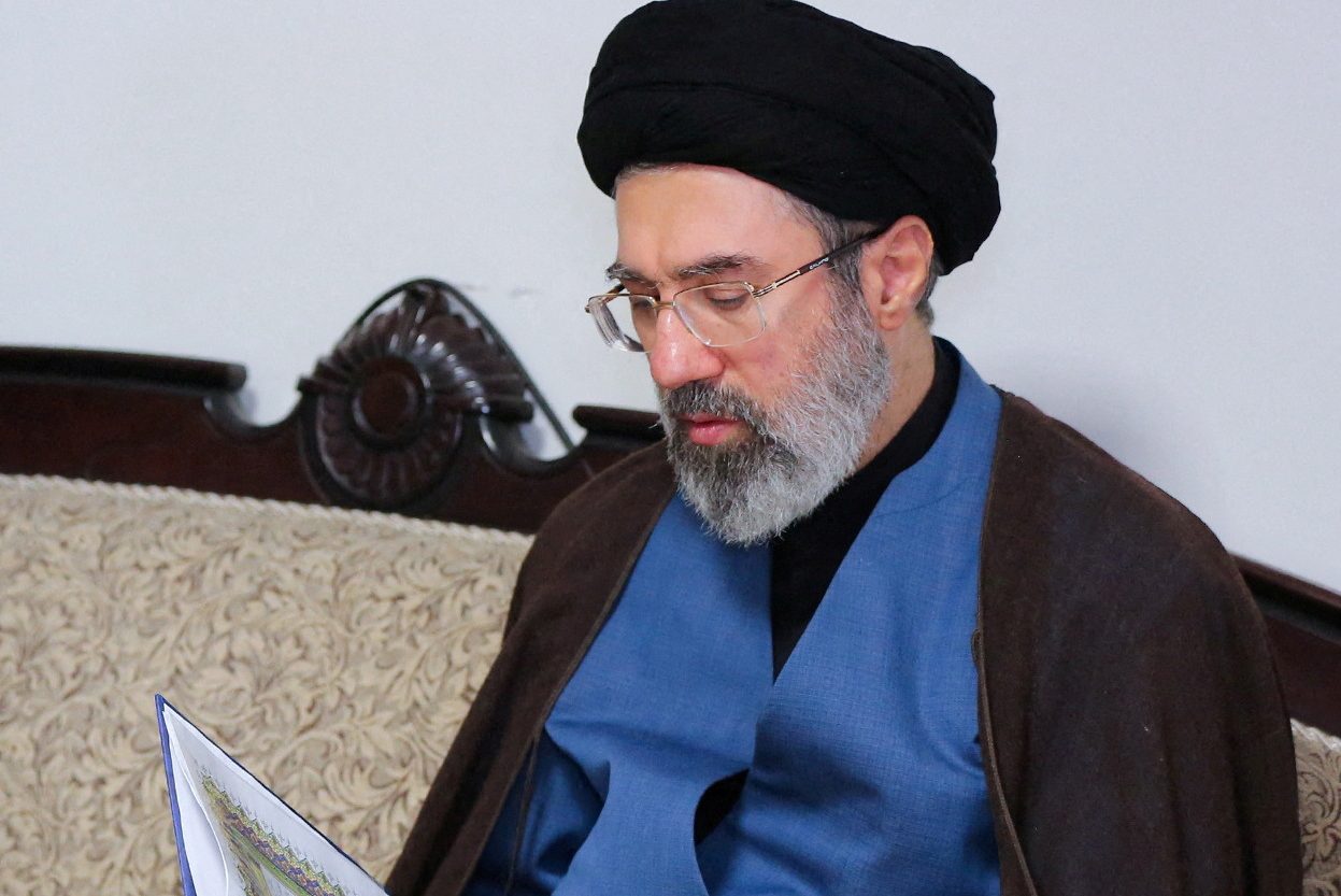 cover White House monitors reports Khamenei&#8217;s son may emerge as frontrunner to lead Iran
