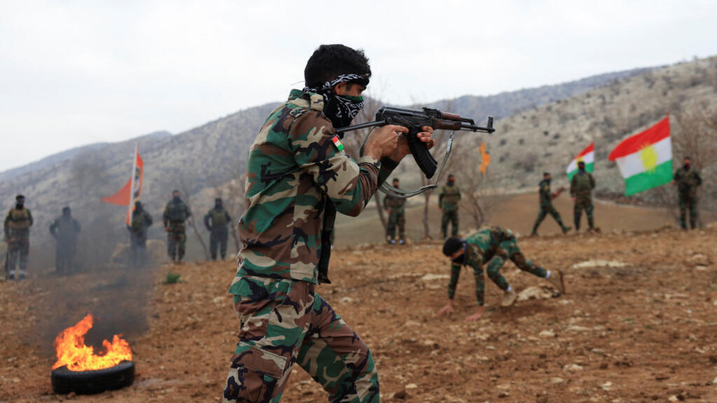 cover Israeli strikes in western Iran linked to Kurdish militia plans