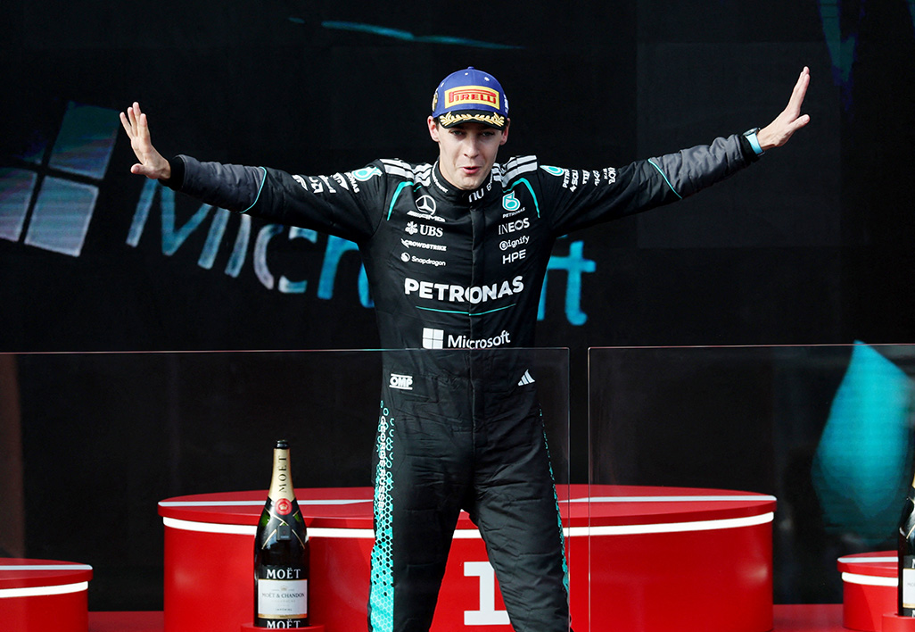 cover Australian GP winner Russell says give new F1 era a chance