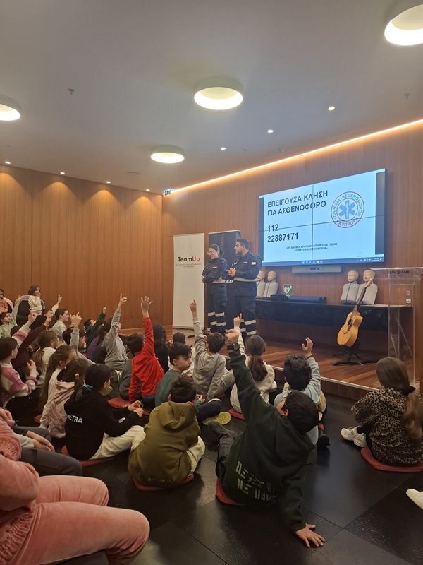 cover First Aid: a life-saving lesson for Eurobank employees&#8217; kids