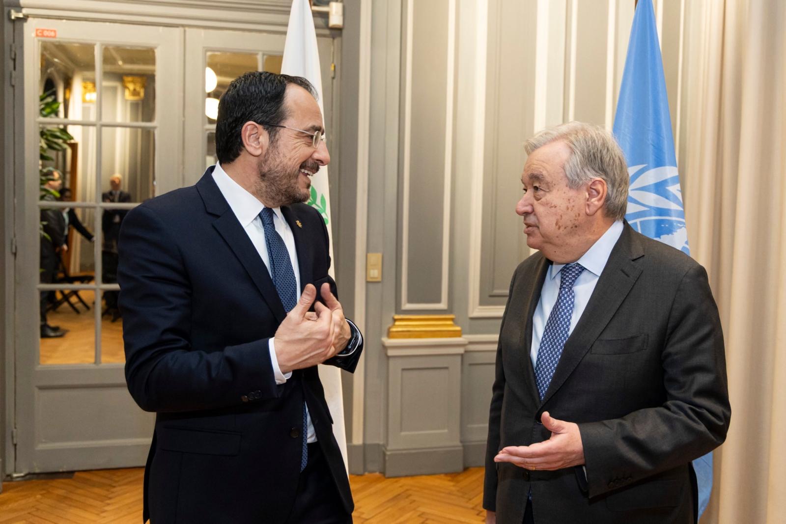 cover ‘We must expect developments soon’ on Cyprus problem, Christodoulides says after Guterres meeting