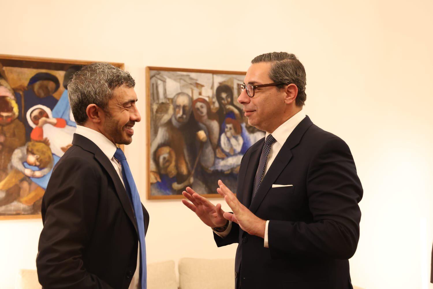 cover Christodoulides, Kombos meet UAE foreign minister