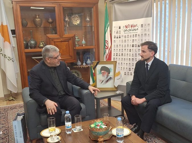 cover Iranian ambassador insists Cyprus, UK bases not targets