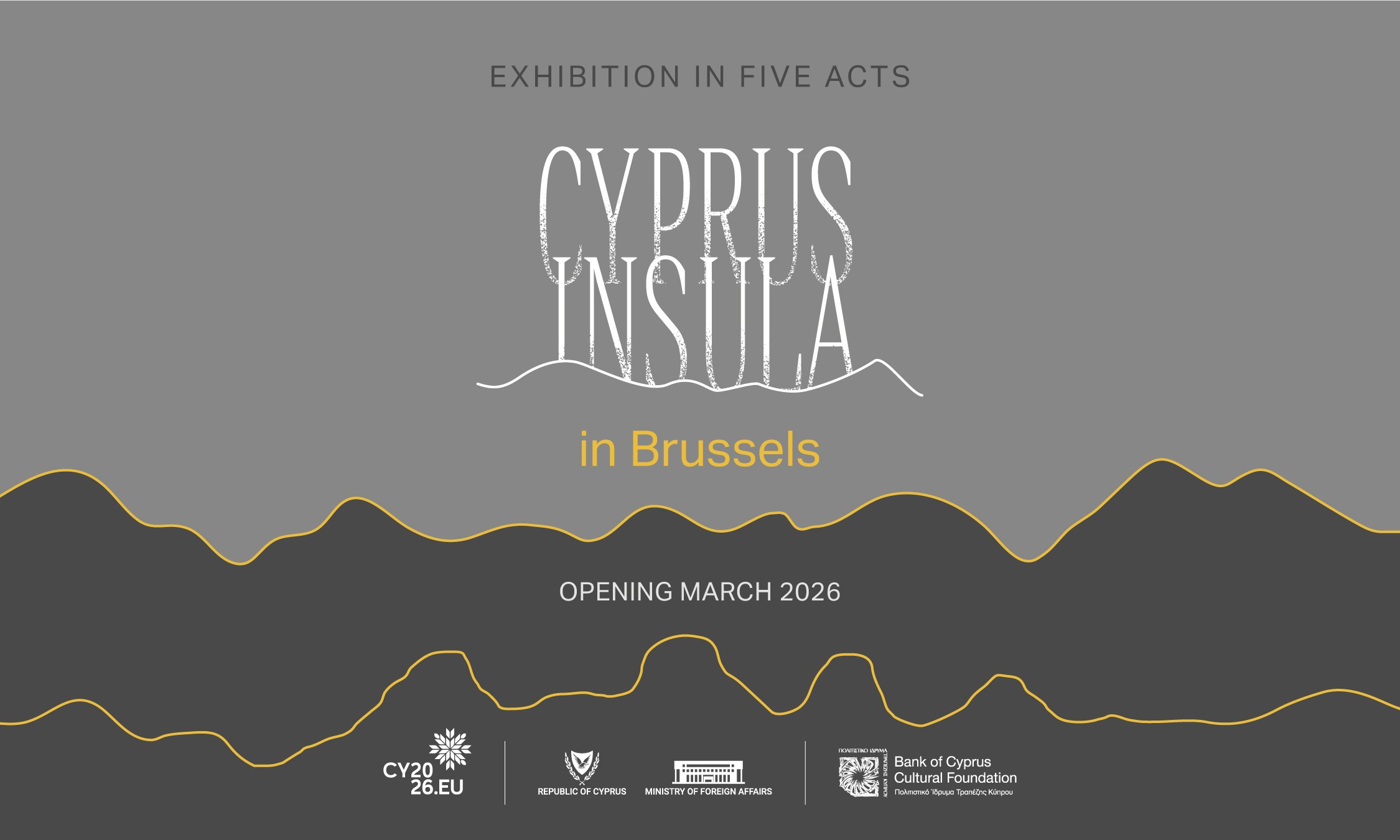 cover Exhibition “Cyprus Insula -History, Memory, Reality” in Brussels