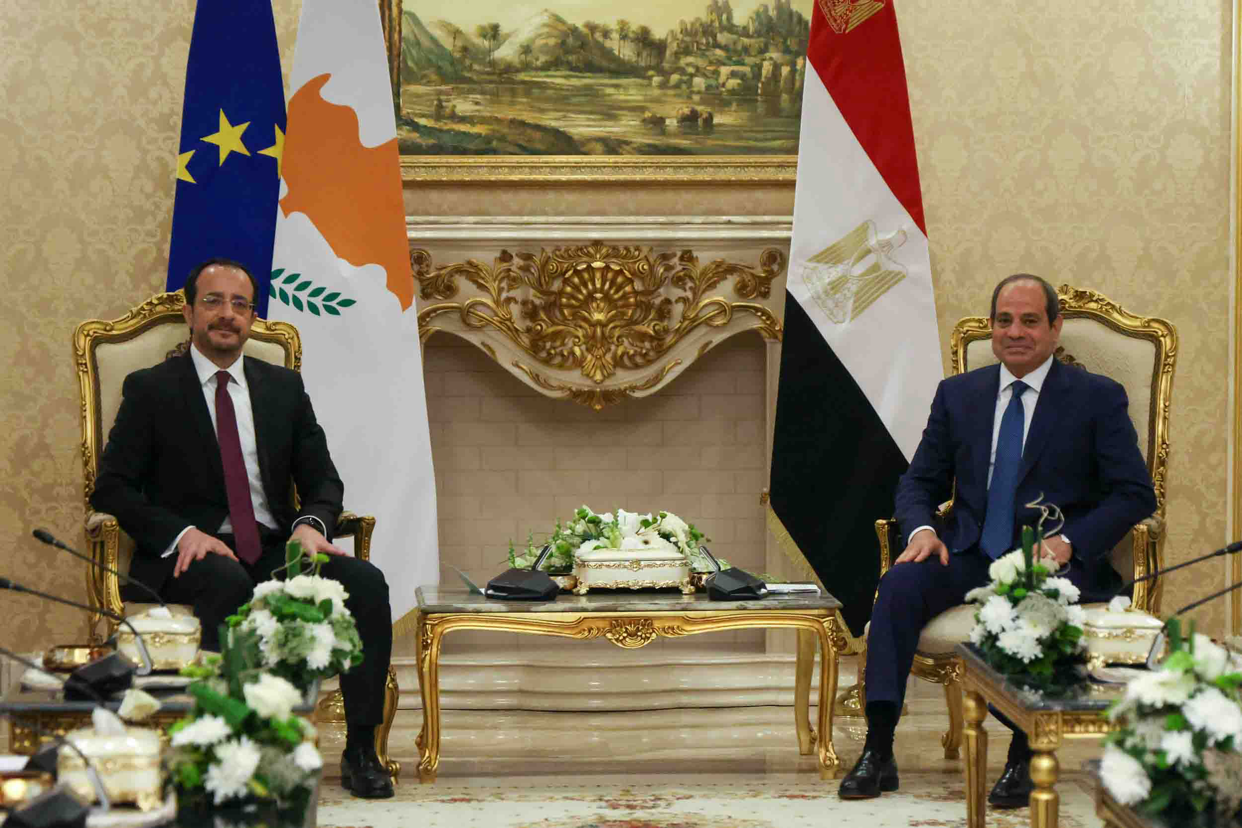 cover Cyprus-Egypt presidents reaffirm strategic partnership