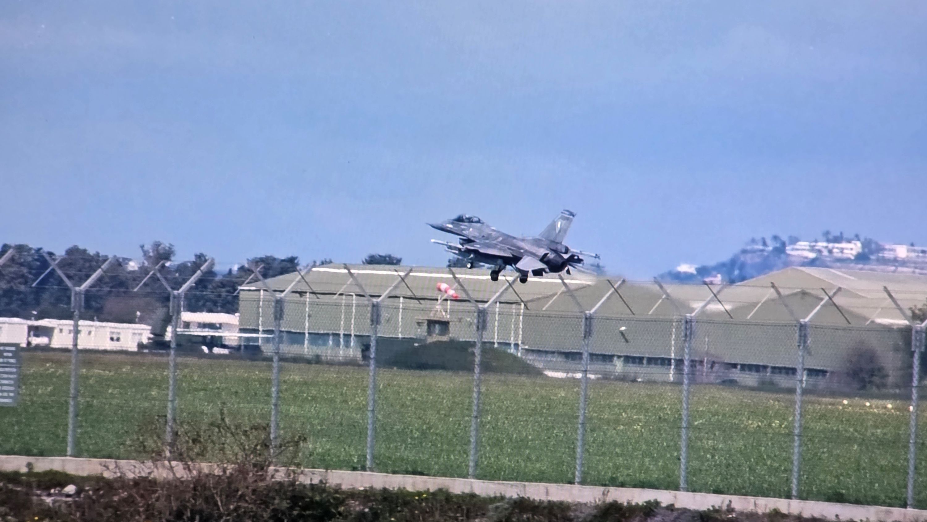 image Two Greek F-16s take off from Paphos airbase