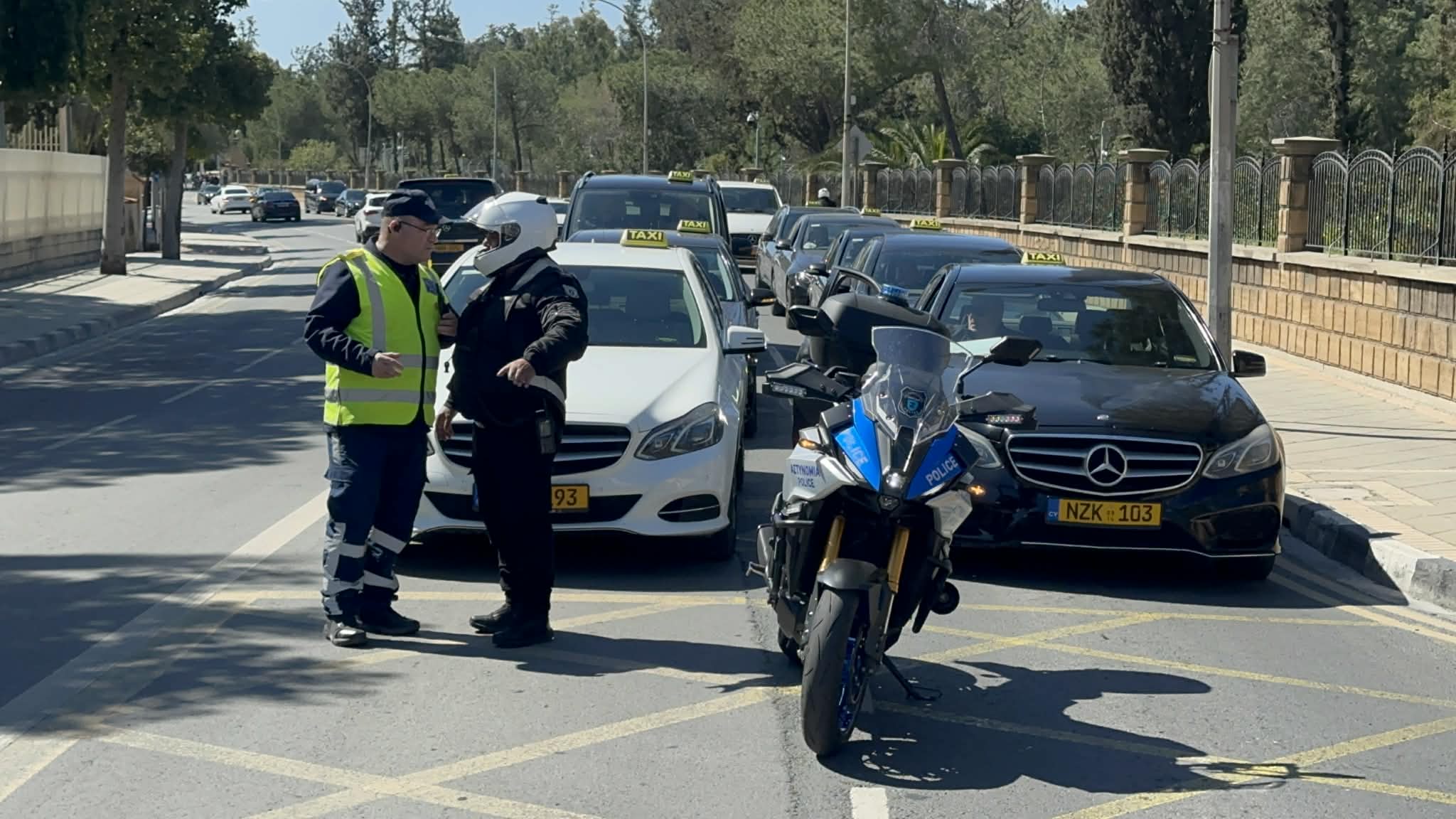 image Taxi drivers stage strike in Nicosia over ‘pirate taxis’ and rising costs