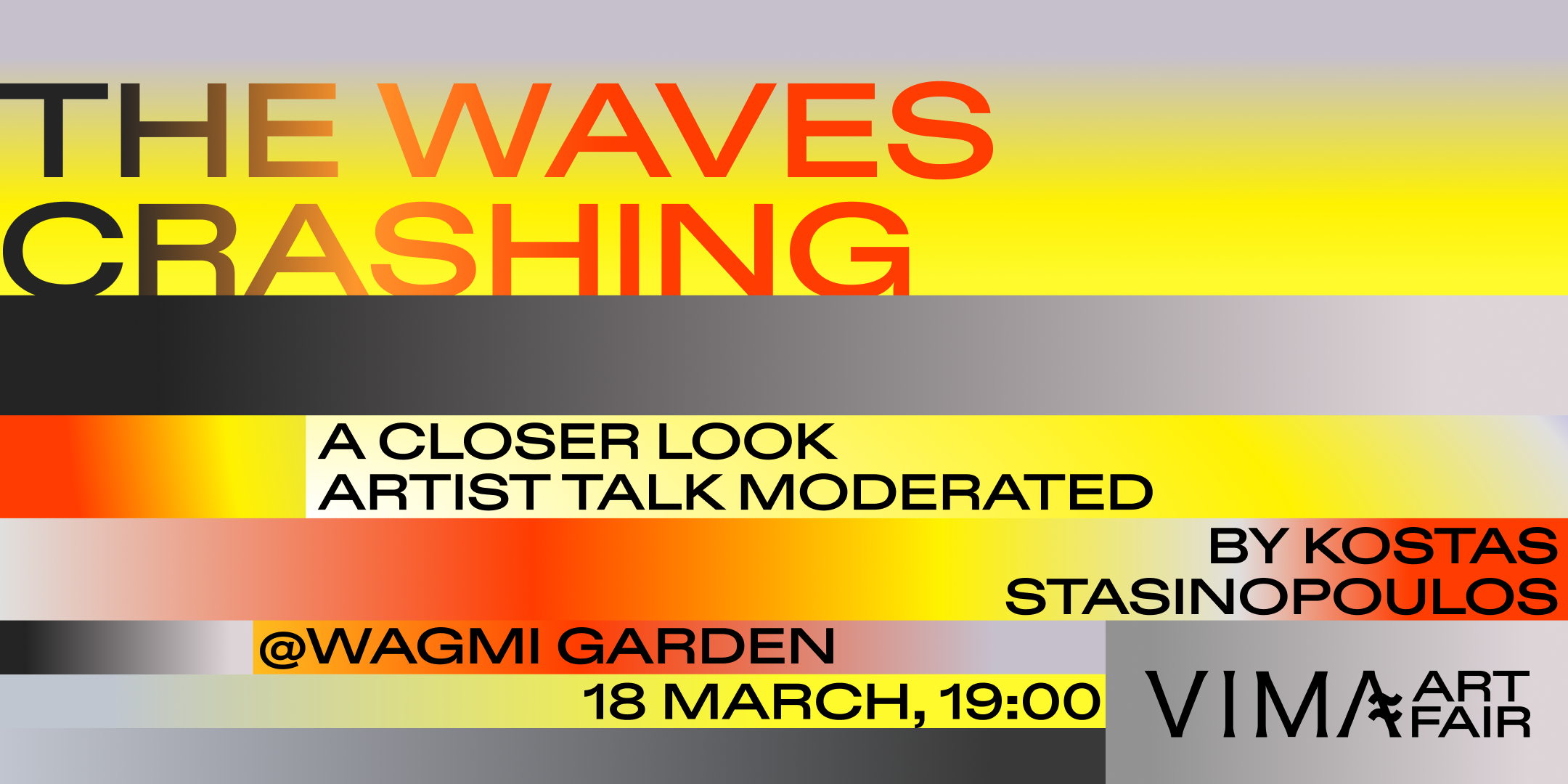 cover The Waves Crashing: talk with VIMA Art Fair curator