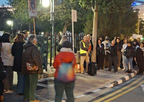 cover Demonstrators call on Cyprus to sever links with countries attacking Iran