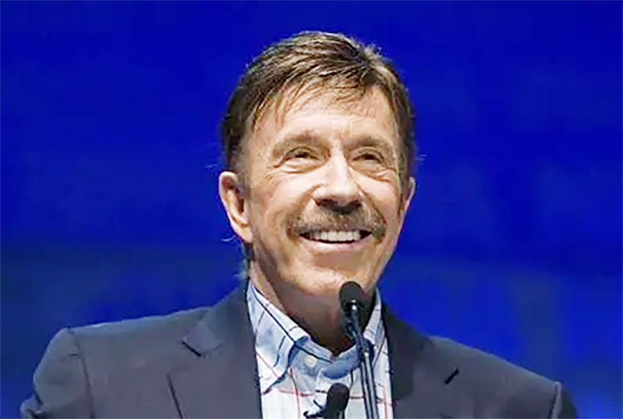 cover Legendary Hollywood action star Chuck Norris dies aged 86