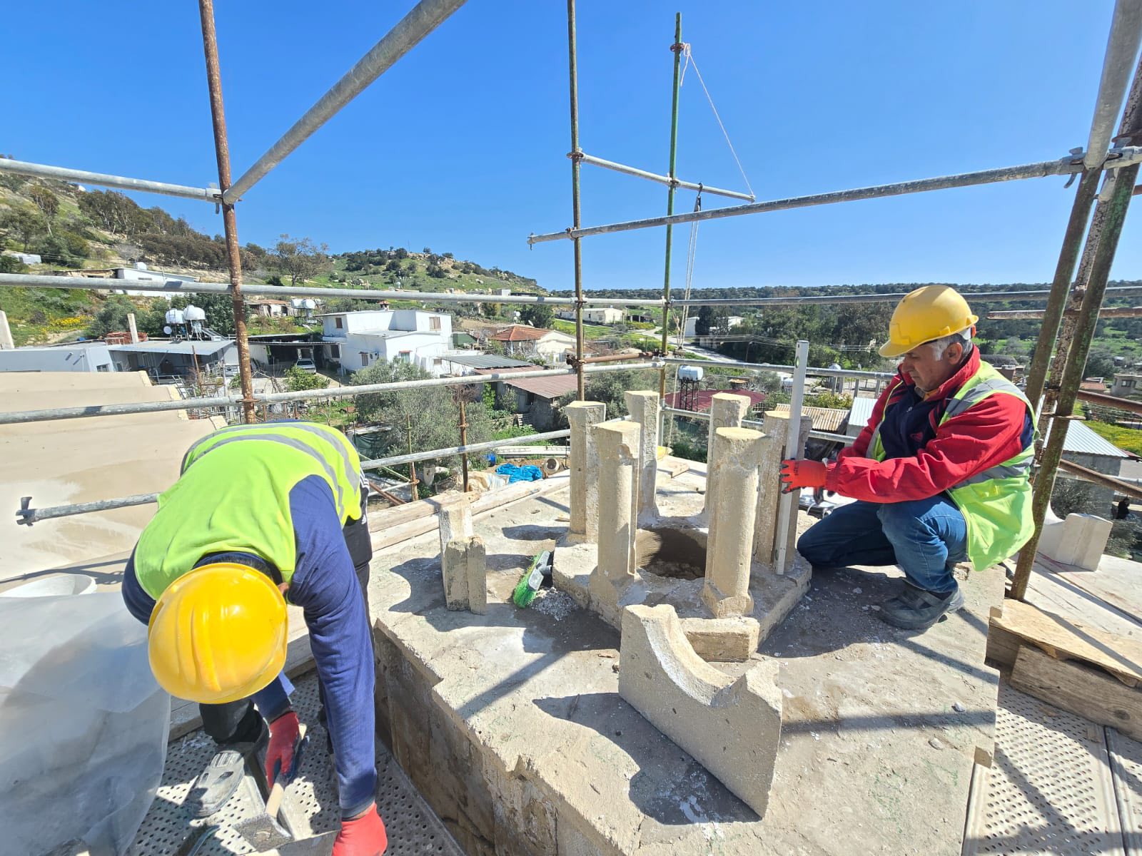 cover Conservation work ongoing at Karpasia village church