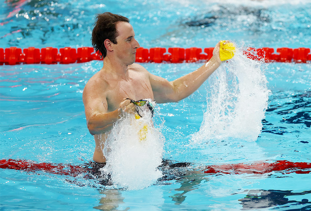 cover Australian McEvoy breaks long-standing 50m freestyle world record