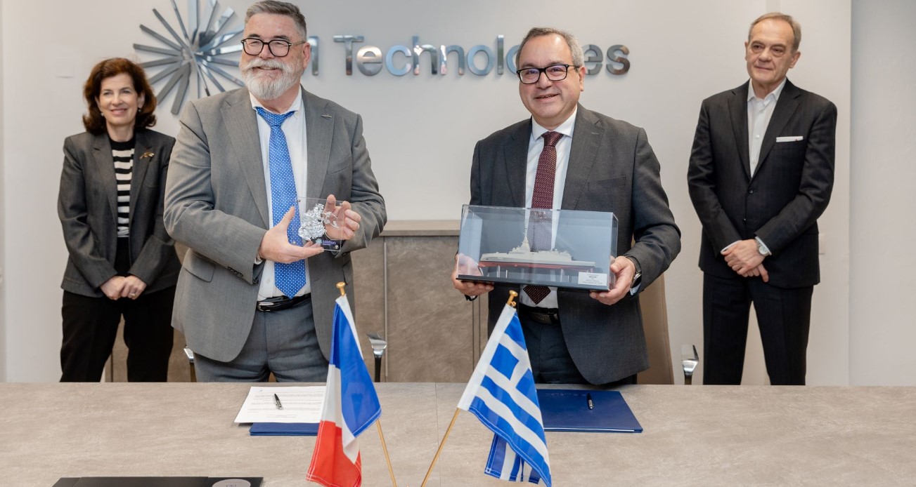 cover Greek energy firm positioned as strategic partner in French naval supply chain