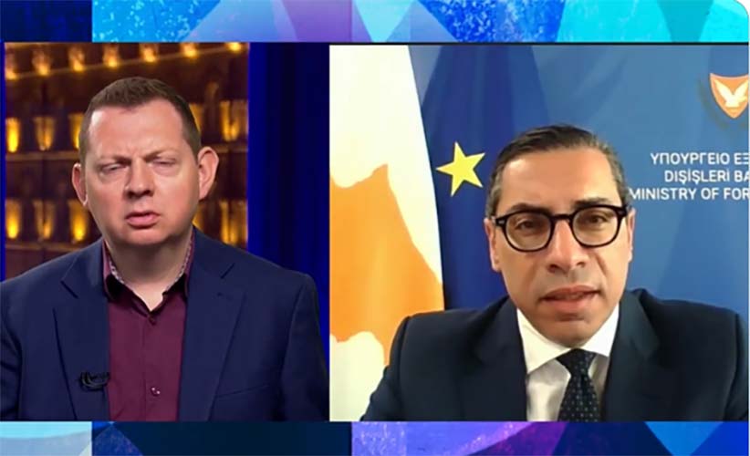 cover Removal of British bases needs to be discussed, Kombos tells BBC