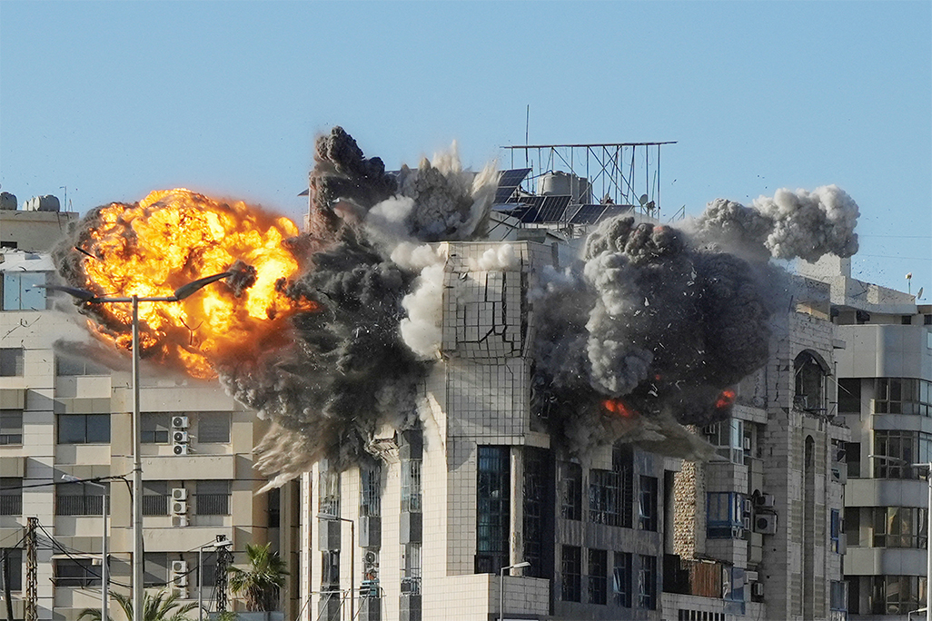 cover Beirut strike killed top Hezbollah commander, group says