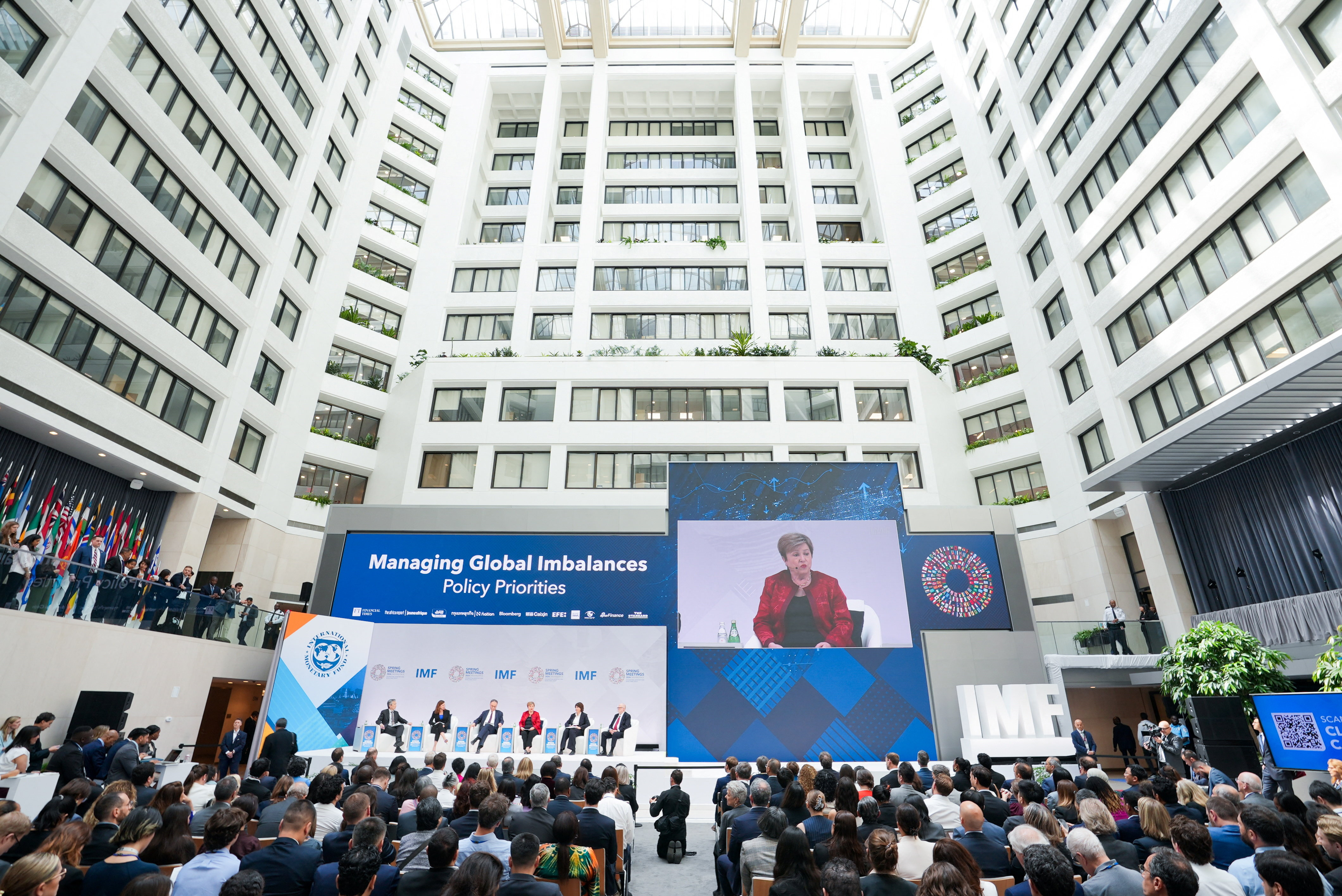 cover IMF chief says 12 or more countries seeking loans to cope with Middle East war energy shock