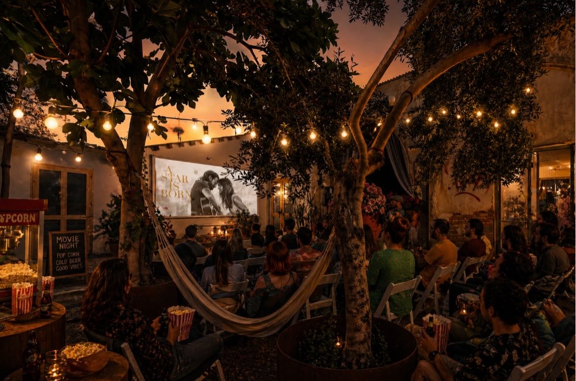 image Cinema night in the garden