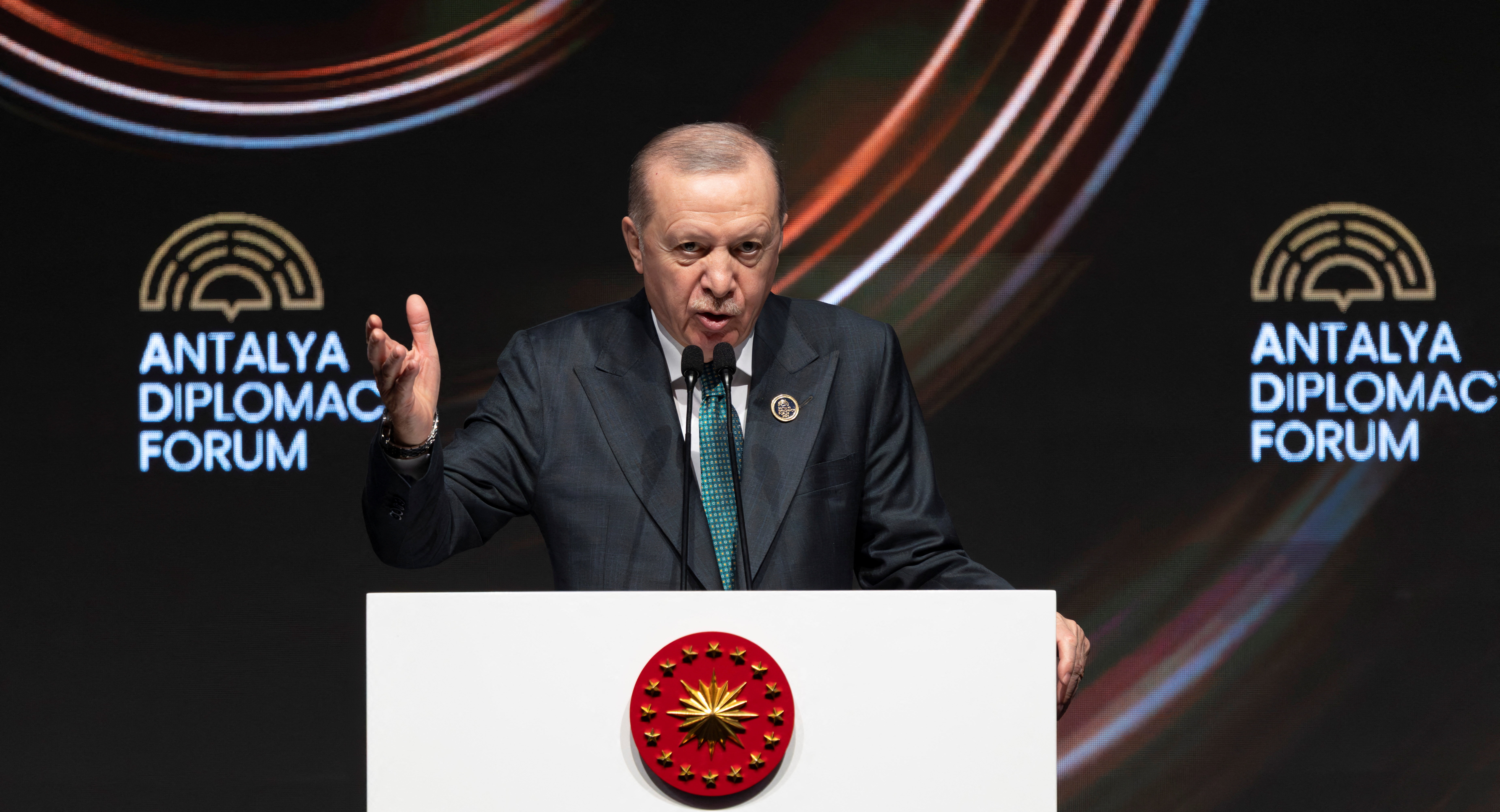cover Erdogan calls for end to ‘attempts to exclude Turkey and Turkish Cypriots’ in region