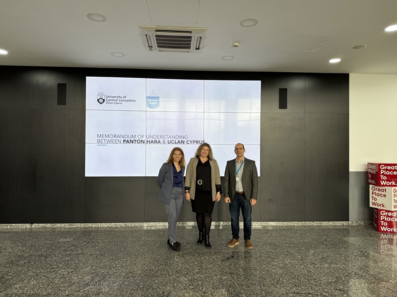 cover UCLan Cyprus, PANTON CHARA sign MoU