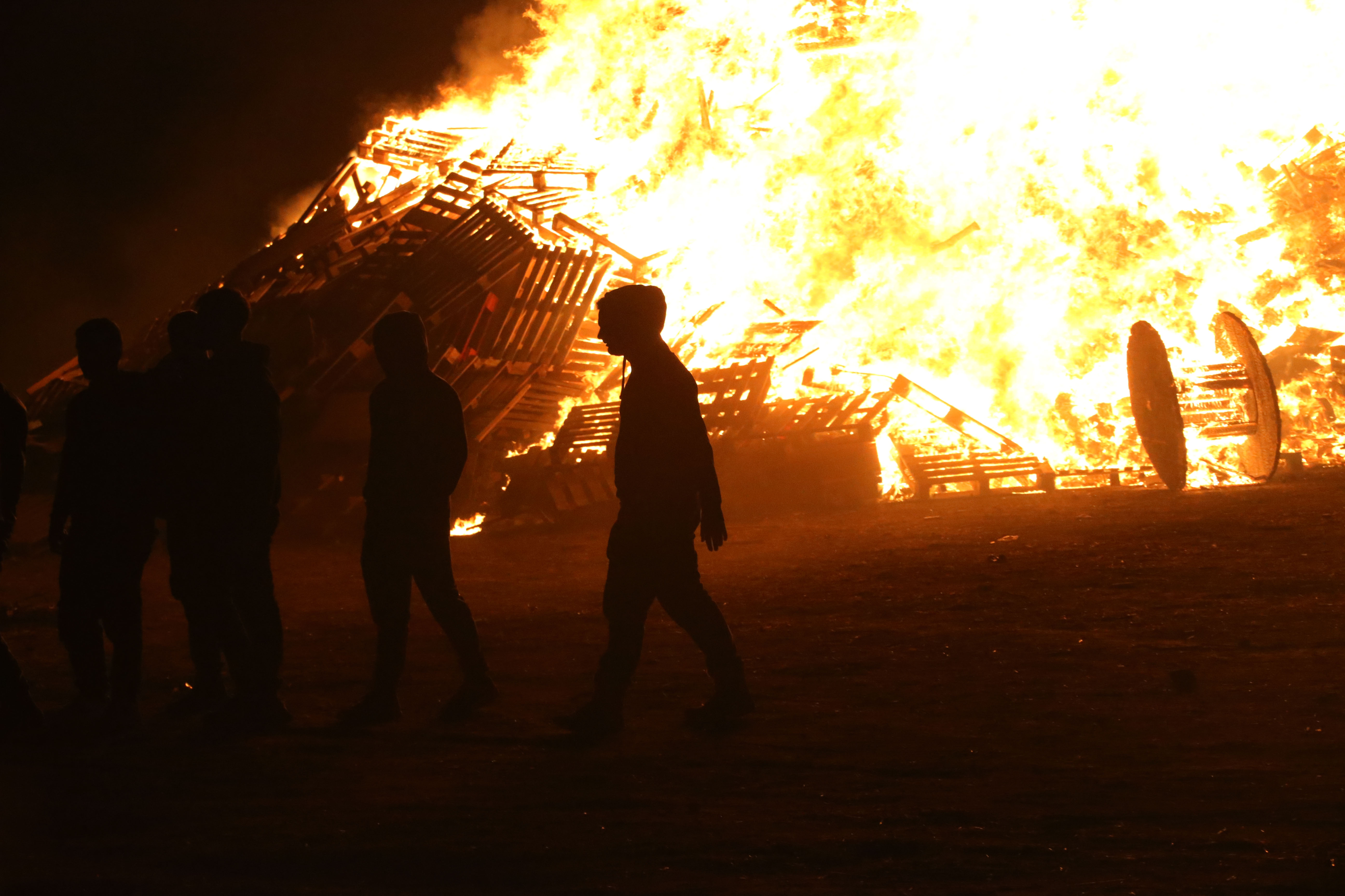 cover Fire service responds to 121 bonfire-related calls over five days