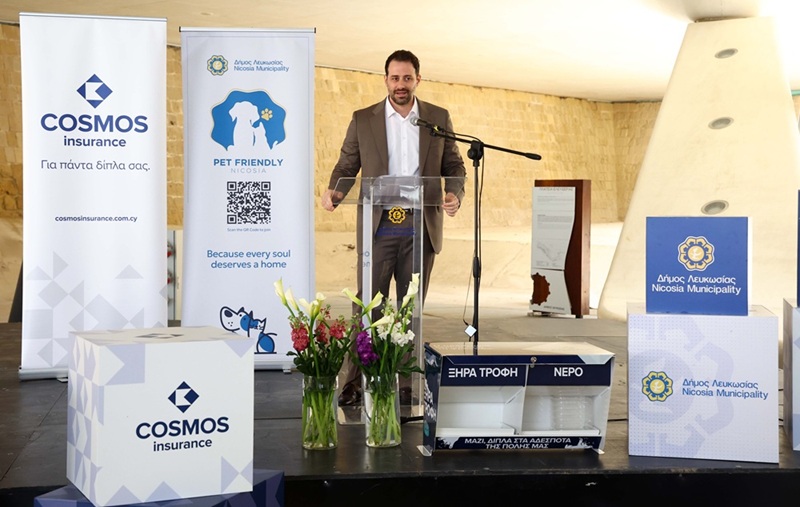 COSMOS Insurance, Nicosia Municipality create better world for stray animals