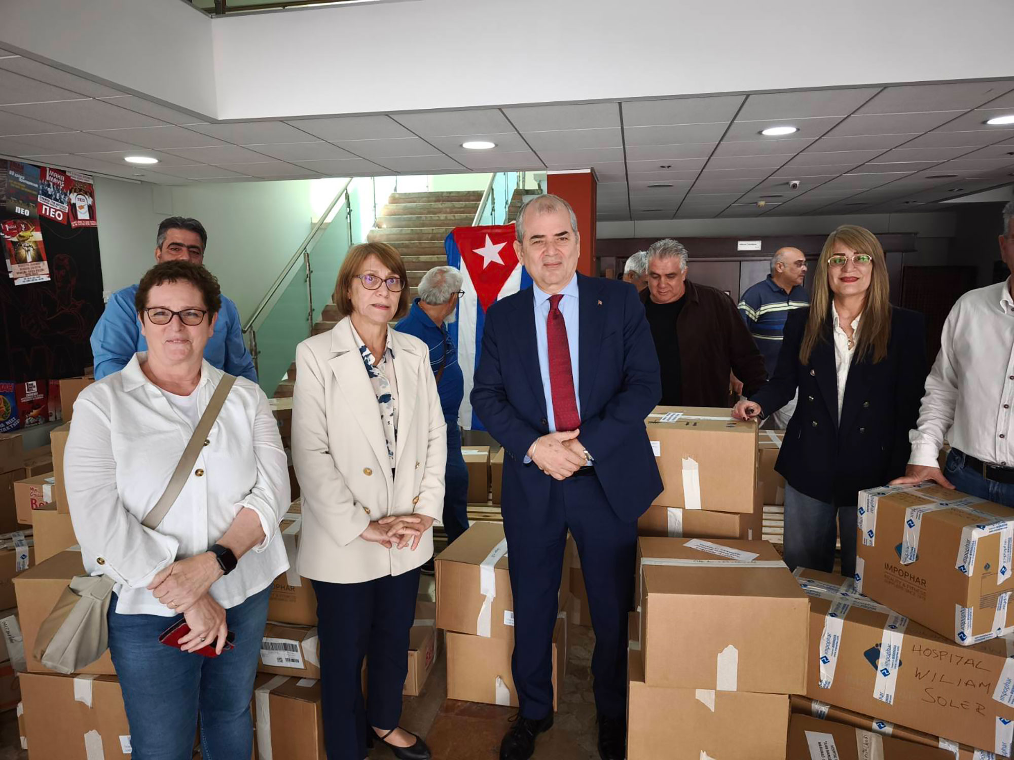 cover Cypriot workers send aid to Cuba amid solidarity drive