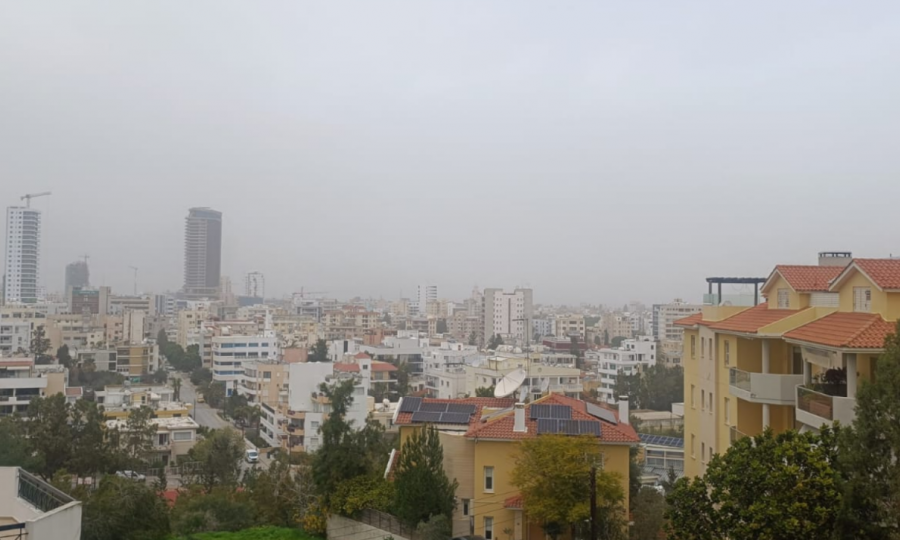 cover Dust and scattered storms expected across Cyprus