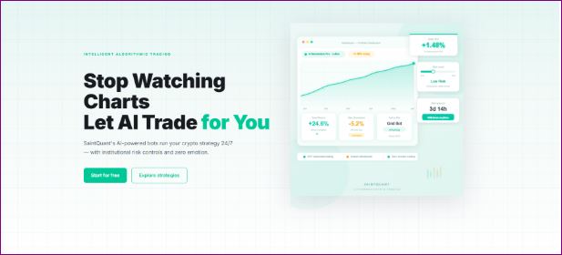 cover SaintQuant launches open-source Crypto trading bot CLI and ships major platform redesign